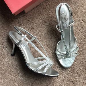 Aurora Stone strappy heel sandals {touch-ups}